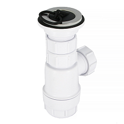 McAlpine Сифон бутылочный (1 1/2''х40мм) с выпуском MRSK2