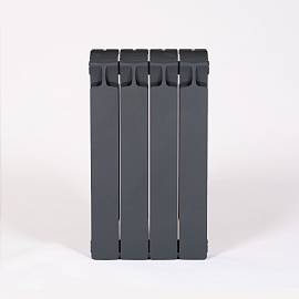 Rifar MONOLIT 500х4 Радиатор биметаллический (титан/боковое подкл.)