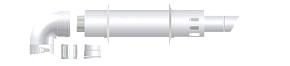 Комплект коаксиальный антилед D60/100 (KIT05DA)