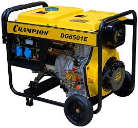 Champion DG6501E Дизельный генератор открытого типа