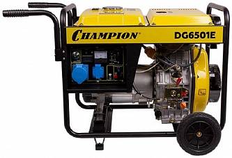 Champion DG6501E Дизельный генератор открытого типа
