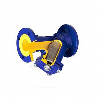 Zetkama фильтр чугунный фланцевый, фигура 821А-200-С43