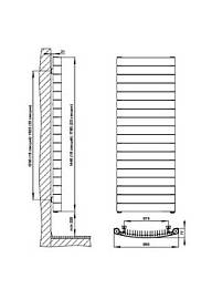 RIFAR CONVEX 500 22 секций радиатор биметаллический вертикальный