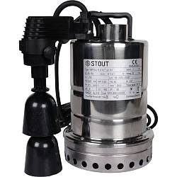 STOUT Насос дренажный, с вертикальным поплавком, 230V, Q=150 л/мин, H=8 м SPD-0003-200250