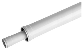 Baxi KHG 60/100 мм, 1000 мм, HT Коаксиальное удлинение полипропиленовое 714059516