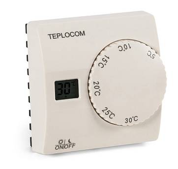 Бастион Teplocom TS-2AA/8A Термостат комнатный проводной