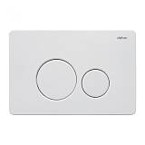 ABBER AC0121MW Кнопка смыва белая матовая
