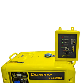 Champion DG6501ES+ATS Дизельный генератор в шумозащитном корпусе