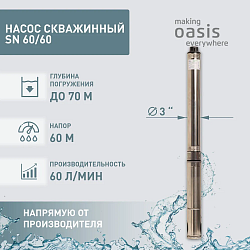 Oasis SN 60/60 Насос скважинный