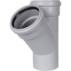 STOUT Тройник канализационный бесшумный D 110 x 110 / 45° SKB-0015-111145