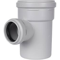STOUT Тройник канализационный бесшумный D 110 x 58 / 87,5° SKB-0016-115887
