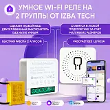 Умное Wi-Fi реле на 2 группы света с Алисой для умного дома БЕЗ НУЛЯ 0077-2