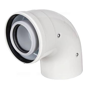 ROMMER Отвод конденсационный угол 45гр. Ø60/100  RCA-8610-000045