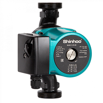 Shinhoo BASIC S 25-6S 180	Циркуляционный насос резьбовой 71211002