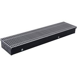 STOUT Конвектор внутрипольный SCN 110.190.2800 (Решётка роликовая,алюминий) SCN-1100-1119280