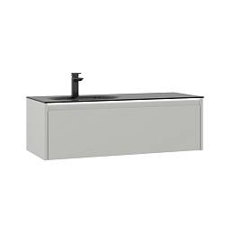ORKA Lisbon 90 Тумба с раковиной подвесная, серый матовый 5001430