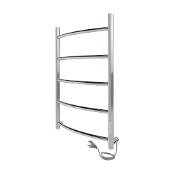 INDIGO Полотенцесушитель Arc Lux б/п electro 80/40 таймер скр.монт. R/L Полиров.  LCALE80-40Rt