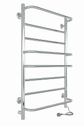 INDIGO Полотенцесушитель Europe Lux б/п electro 80/50 таймер скр.монт. R/L Полиров.  LELLE80-50Rt