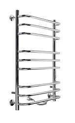 INDIGO Полотенцесушитель Brace Lux б/п electro 80/50 таймер скр.монт. R/L Полиров.  LCBLE80-50Rt