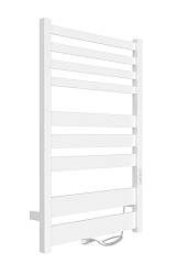 INDIGO Полотенцесушитель Atlas electro 80/50 таймер скр.монт. R/L Белый матовый  LСLATE80-50WMRt