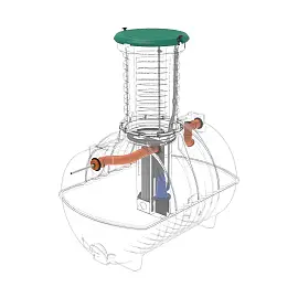 Экопром Септик Rostok Ground 8 Pro с горловиной 1000 мм 5005.3000.899.000