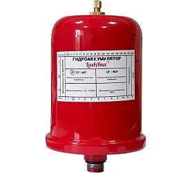 LadAna Гидроаккумулятор 2 л вертикальный красный  VT/2L, 1/2