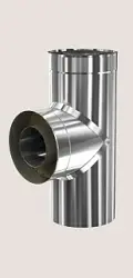 Теплодар Тройник-сэндвич 90° d 115/200 Профи ДМ.41.000.00-01