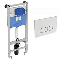 ideal Standard встраиваемая инсталляция PROSYS 120 M и механическая панель смыва OLEAS M1 R0306AA