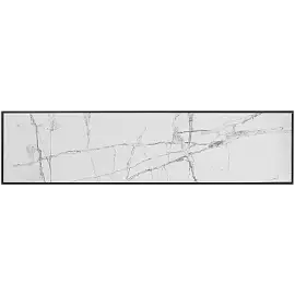 STOUT отопительная панель WHITE STONE SCT 120*30 белый гранит / черный корпус SCT-00WB-012030