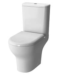 Унитаз напольный пристенный Zentrum back to wall, сиденье микролифт, фарфор, Vitra 9012B003-7202