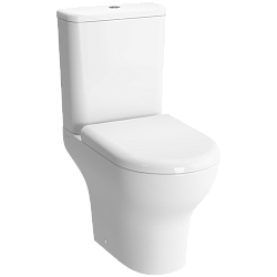 Унитаз напольный Zentrum open-back, 3/6 л., с ободком, сиденье микролифт, фарфор, Vitra 9012B003-720