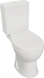 Унитаз напольный Norm Nord Duroplast, 3/6 л., с ободком, сиденье микролифт, фарфор, Vitra 9845B099-7