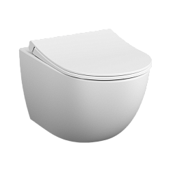 Унитаз подвесной безободковый Sento Rim-Ex, фарфор, Vitra 7748B003-0075