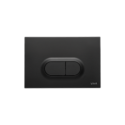 Панель смыва Loop O, черный матовый, пластик, Vitra 740-0511