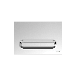 Панель смыва Loop T, глянцевый хром, пластик, Vitra 740-0780
