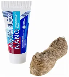 Сантехмастер Aquaflax nano Паста 80 гр. + лён 20 гр. 04051