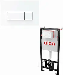 AlcaPlast Инсталляция (монтажный сет), с кнопкой, AM101/1120-4:1 RU M571-0001