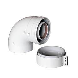 Baxi Коаксиальный отвод 90° для всех котлов кроме ECO Classic/ ECO Nova, диам. 60/100 мм MT71410142