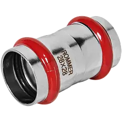 Rommer муфта равнопроходная из нержавеющей стали 28 RSS-0017-000028 