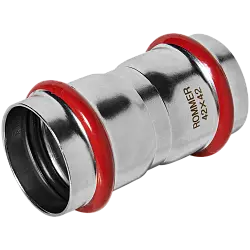 ROMMER Муфта равнопроходная 42, из нержавеющей стали пресс RSS-0017-000042 