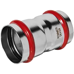 ROMMER муфта равнопроходная, 54, из нержавеющей стали пресс RSS-0017-000054