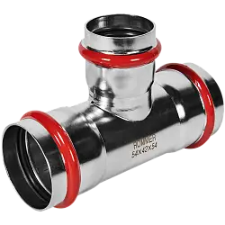 ROMMER Тройник переходной ВПр, 54х42х54, из нержавеющей стали прессовой RSS-0014-544254 