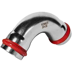 ROMMER Угольник 90° ВПр-ВПр, 42, из нержавеющей стали прессовой RSS-0003-000042 