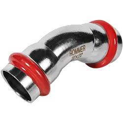 ROMMER Угольник 45° ВПр-ВПр, 22, из нержавеющей стали прессовой  RSS-0005-000022 