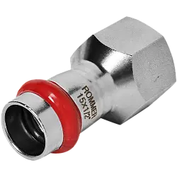 Rommer Переходник ВПр-ВР, 15х1/2, из нержавеющей стали, пресс RSS-0022-001512