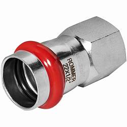 ROMMER Переходник ВПр-ВР, 22х1/2, из нержавеющей стали пресс RSS-0022-002212