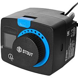 STOUT Сервопривод с LED дисплеем, с датчиком для фиксированной регулировки температу SVM-1025-230017