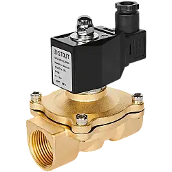 STOUT Клапан соленоидный (электромагнитный), прямого действия, НЗ, 220В, G1, EPDM SSV-0010-220025