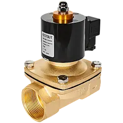 STOUT Клапан соленоидный (электромагнитный), прямого действия, НЗ, 220В, G1 1/2, EPD SSV-0010-220040