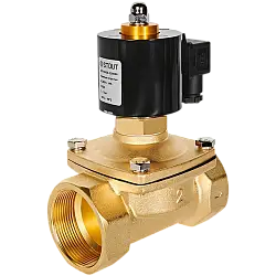 STOUT Клапан соленоидный (электромагнитный), прямого действия, НО, 220В, G2, EPDM SSV-0020-220050